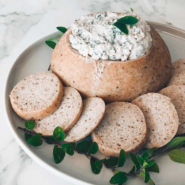 How to Make Gluten Free Spinach and Artichoke Bread Bowl?