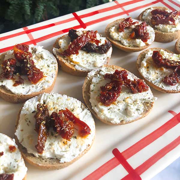 Gluten Free Rosemary Minis Goat Cheese Delight Recipe