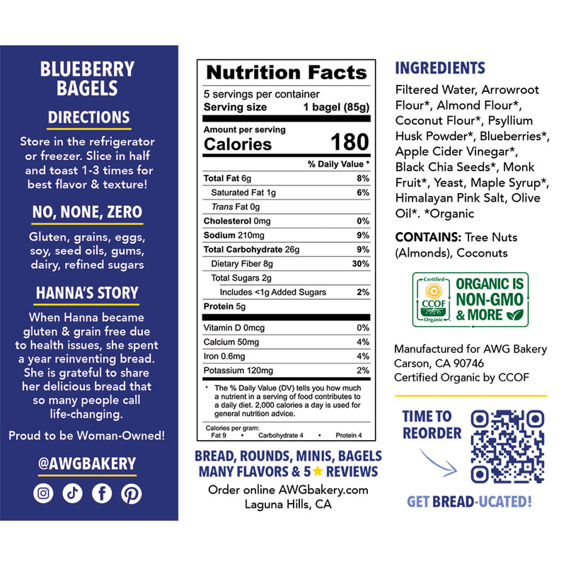 NEW - Blueberry Bagels