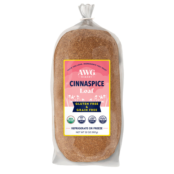 Organic Gluten Free, Grain Free Cinnamon Bread 32 oz